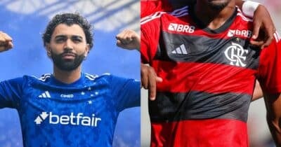Gabigol - Flamengo (Reprodução/Montagem TV Foco/Canva)