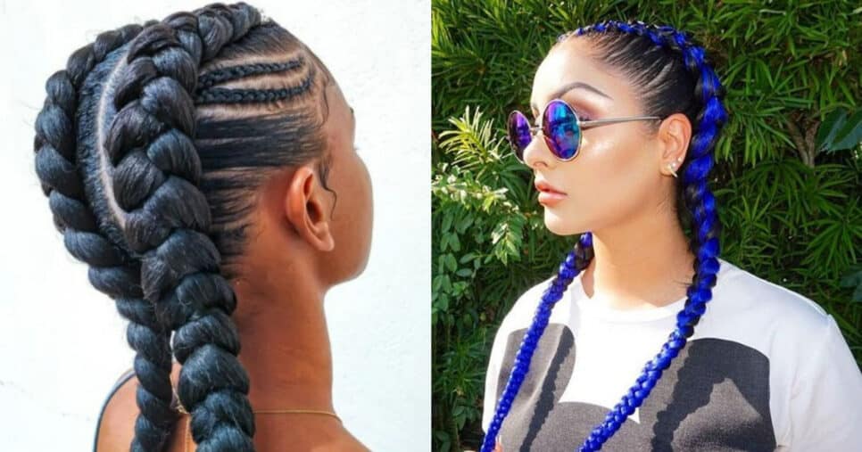 Trança boxeadora (Foto: Montagem TV Foco)