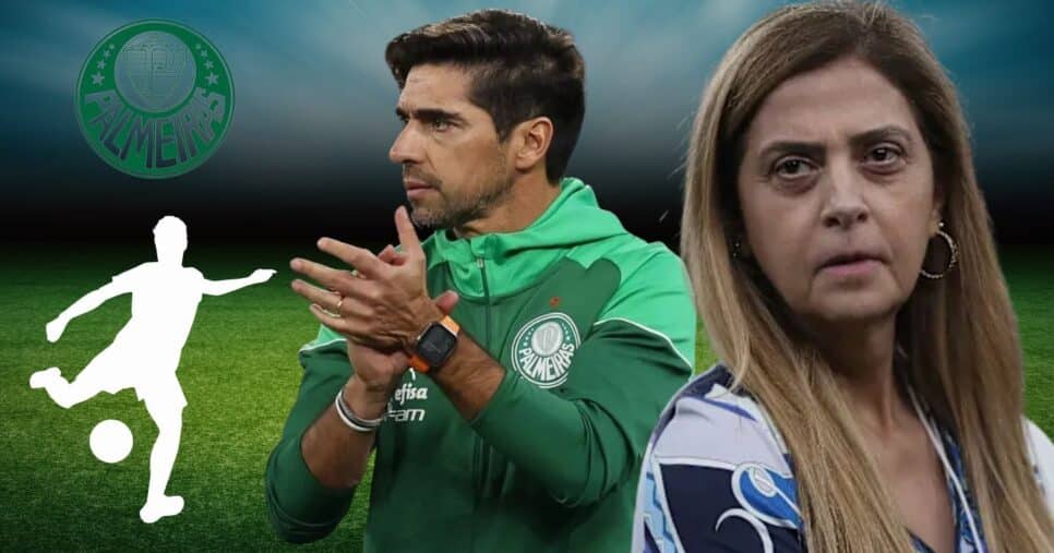 Abel Ferreira e Leila Pereira (Foto: Reprodução / Palmeiras / Montagem TV Foco)