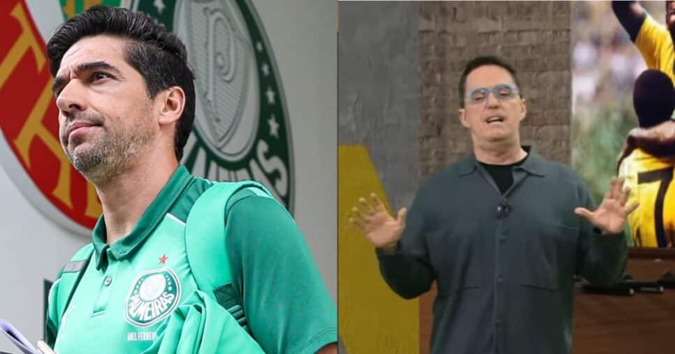 Substituto de Neto paralisa Donos da Bola com adeus de Abel no Palmeiras - (Montagem / TV FOCO)