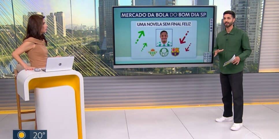 Sabina Simonato e Filipe Cury no BDSP (Reprodução: Globo)