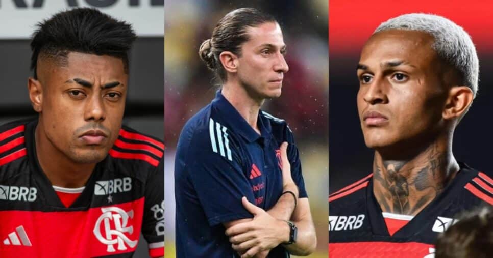 Flamengo sofre com adeus de 3 craques, incluindo BH e Wesley - (Montagem / TV FOCO)