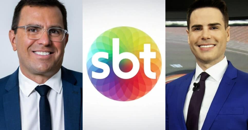 Bocardi e Luiz Bacci: âncoras armam ida histórica ao SBT em 2025 (Foto: Reprodução/Montagem TV Foco)