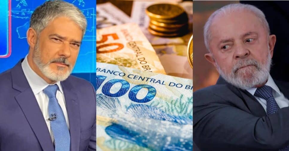Bonner paralisa JN com decreto de Lula e +1 aumento com o salário mínimo hoje (26) - Foto: Montagem