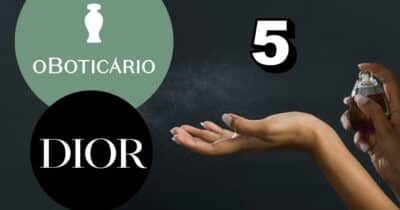 Perfumes da marca e Dior (Foto: Reprodução / Boticário / Montagem TV Foco)