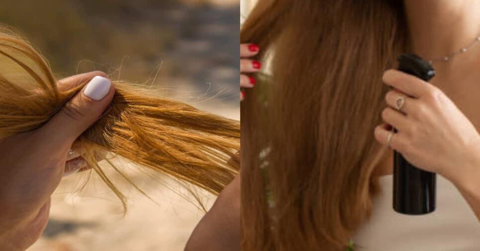Fios secos: Mistura com 2 ingredientes salva o cabelo loiro (Foto: Reprodução/Montagem TV Foco)