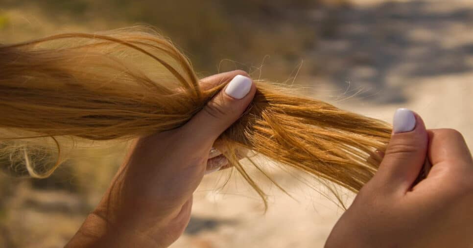 Cabelo loiro e quebradiço (Foto: Reprodução)