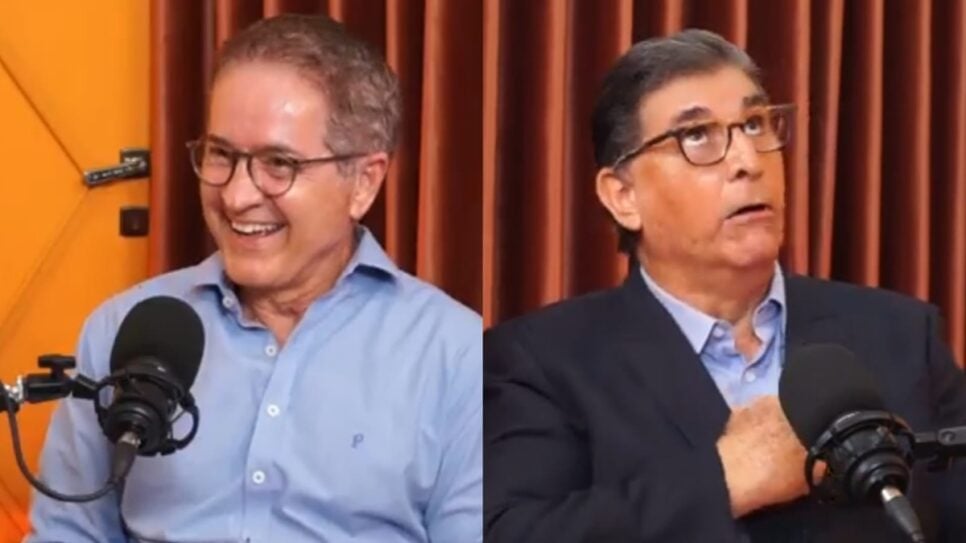 Jornalistas relembram passado com fã descontrolada e caem no riso apos situação (Foto: Reprodução/ YouTube/ Montagem)