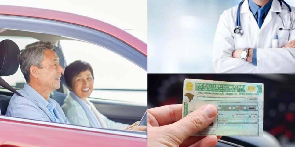 Doenças impedem idosos de renovar a CNH em 2025 (Reprodução: Montagem TV Foco)