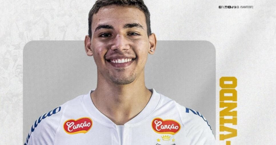 David Washington é mais um reforço no Santos - (Foto: Divulgação / Santos)