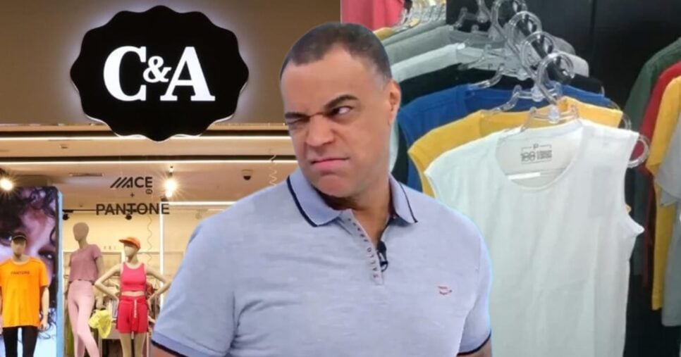 30 unidades e rival da C&A: Fim de rede varejista nº1 de Denílson traz adeus em shoppings e abala clientes (Fotos: Reprodução/ Internet/ Band, Montagem)