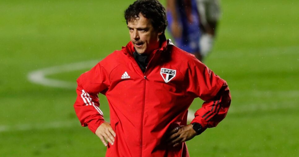 Fernando Diniz quando esteve no comando do São Paulo - (ALEX SILVA/ESTADÃO CONTEÚDO)