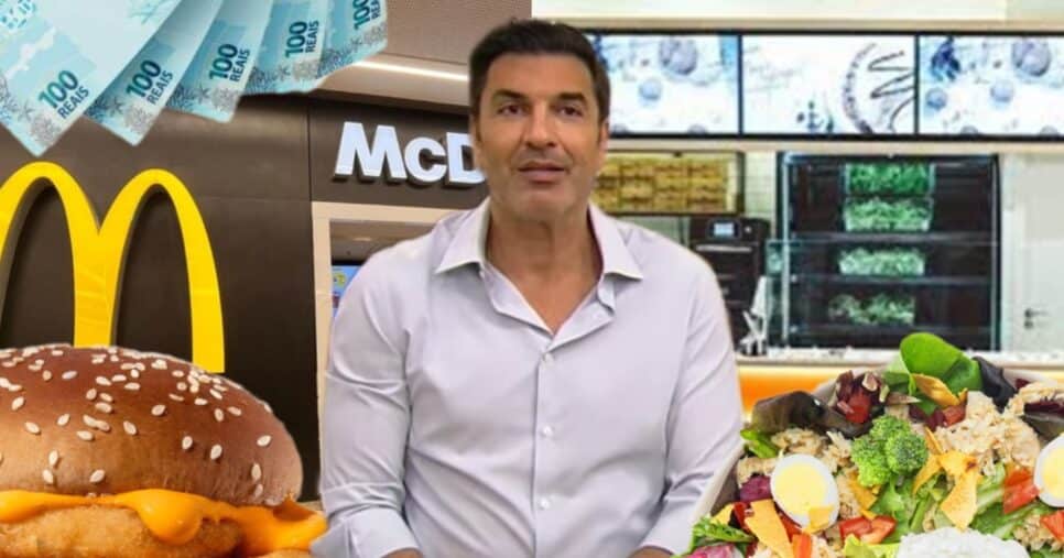 R$500M, 80 unidades e rival do Mcdonald's: Edu Guedes é dono de restaurante que jorra fortuna em 2025 (Fotos: Reprodução/ YouTube/ Instagram/ Montagem TV Foco)