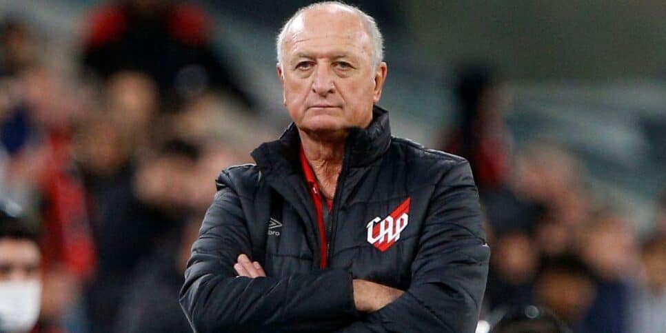 Felipão no comando do Athletico-PR (Reprodução: CAP)