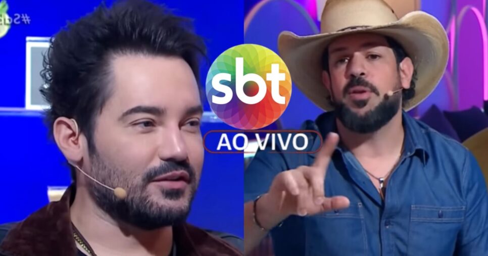Fernando Zor não se contém no SBT e decide revelar verdadeira face de Sorocaba ao vivo: "Ele não é" (Fotos: Reprodução/ SBT/ YouTube/ Montagem)