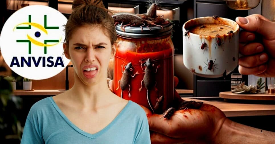 ANVISA permite presença de insetos em café e pelos de ratos em molho de tomate, entenda o motivo (Foto Reprodução/Montagem/Tv Foco/Canva/Freepik)