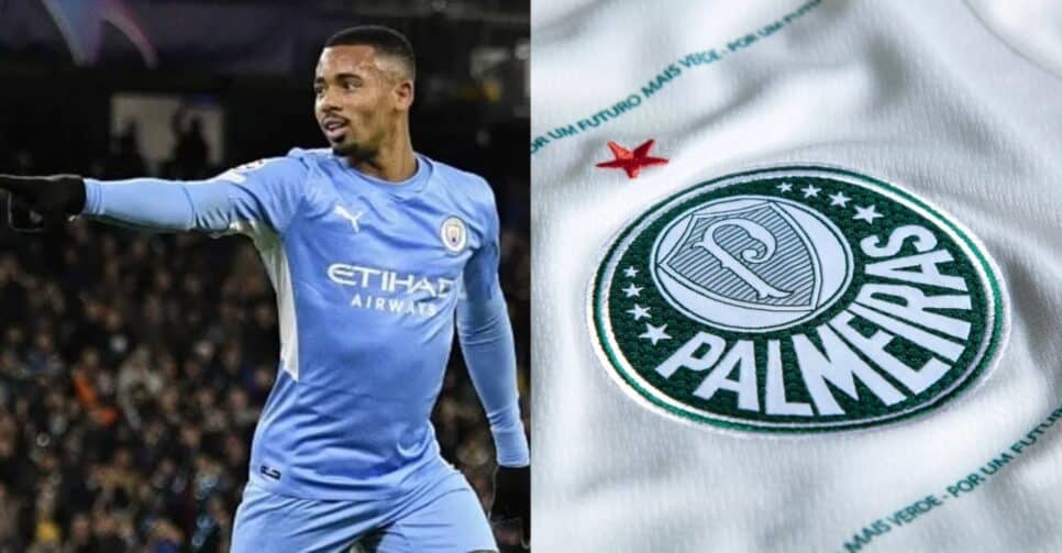 Quentinha de Gabriel Jesus no Palmeiras tem veredito de estreia - Montagem / TV FOCO