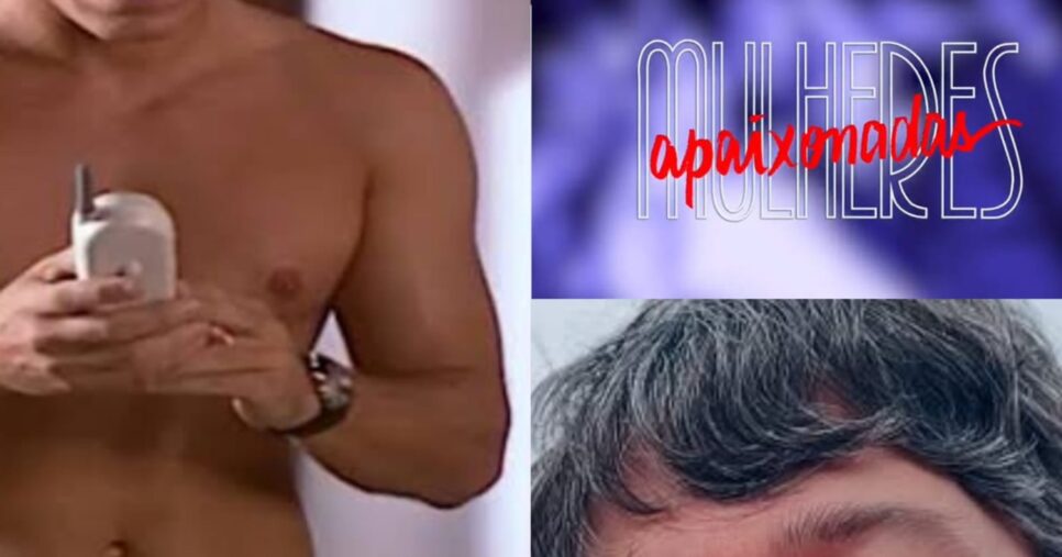 Grisalho, mais velho e trabalhando como entregador: Galã de Mulheres Apaixonadas surge irreconhecível em 2025 (Fotos: Reprodução/ Globo/ Instagram/ Montagem TV Foco)