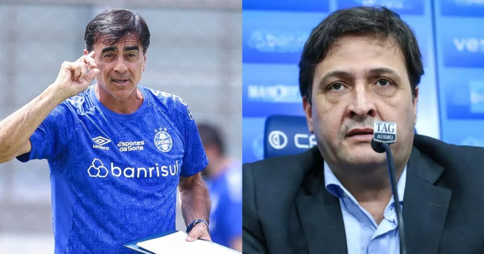 Novo reforço e saída de 2 craques: Quinteros no Grêmio hoje (04) (Foto: Reprodução/Montagem TV Foco)
