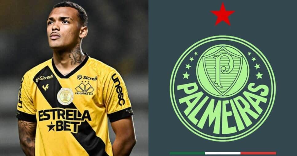 Kauã Lira assina contrato de empréstimo com o Palmeiras - (Montagem / TV FOCO)