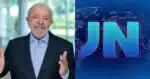 Lula fez pronunciamento antes do Jornal Nacional (Foto: TV Globo)