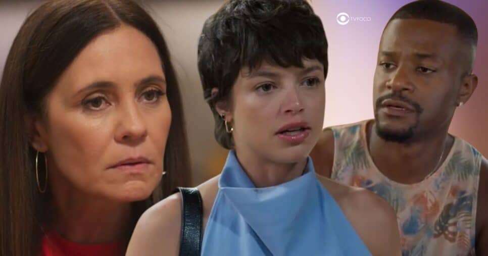 Mércia, Luma e Sirley em Mania de Você (Foto: Reprodução / Globo / Montagem TV Foco)