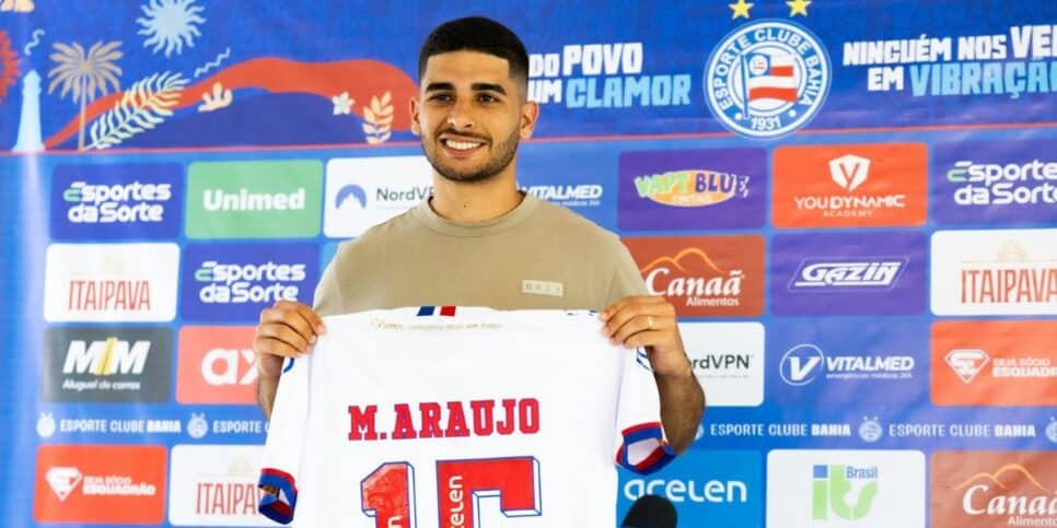 Michel Araújo estreou no Bahia (Reprodução: Letícia Martins)