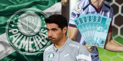 2 bombas atingem o Palmeiras de Abel Ferreira (Reprodução: Montagem TV Foco)