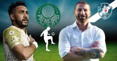Payet, Palmeiras e Pedrinho (Foto: Reprodução / Vasco / Montagem TV Foco)
