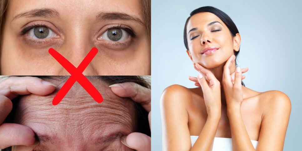 Fim das rugas e olheiras com botox natural (Reprodução: Montagem TV Foco)