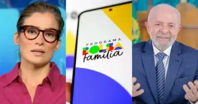 Renata Vasconcellos paralisa JN com +1 benefício de Lula que salva o Bolsa Família - Foto: Montagem
