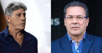 Renato Gaúcho no Bahia e Luxa no Palmeiras - (Montagem / TV FOCO)