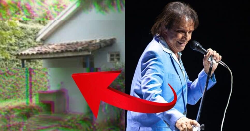 Toda azul, de madeira e bem humilde: Respire antes de ver a casa simples onde Roberto Carlos vivia (Fotos: Reprodução/ Internet/ Caio Girardi/ Montagem TV Foco)