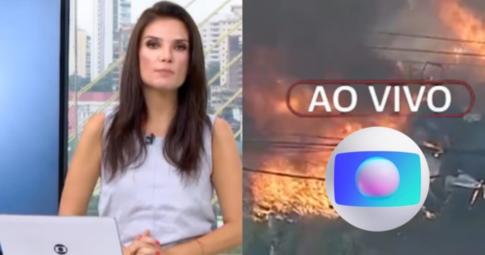 Sabina Simonato acaba de confirmar queda de avião em SP e traz imagens devastadoras na Globo (Fotos: Reprodução/ Globo/ Montagem)