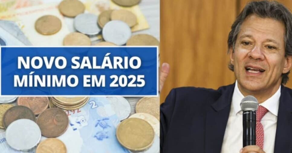 Novo salário mínimo de R$ 1.984 entra em vigor em 2025 à lista de CLTs - Foto: Internet