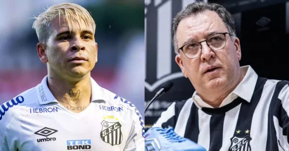 Dupla de Soteldo e +1: Teixeira arma 2 demissões no Santos (Foto: Reprodução/Montagem TV Foco)