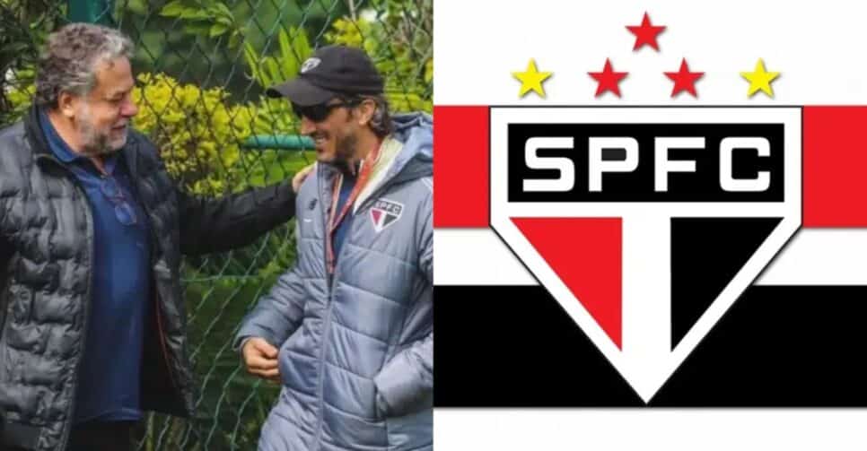 Zubeldía peita Casares e arma 5º reforço ao São Paulo - (Montagem / TV FOCO)