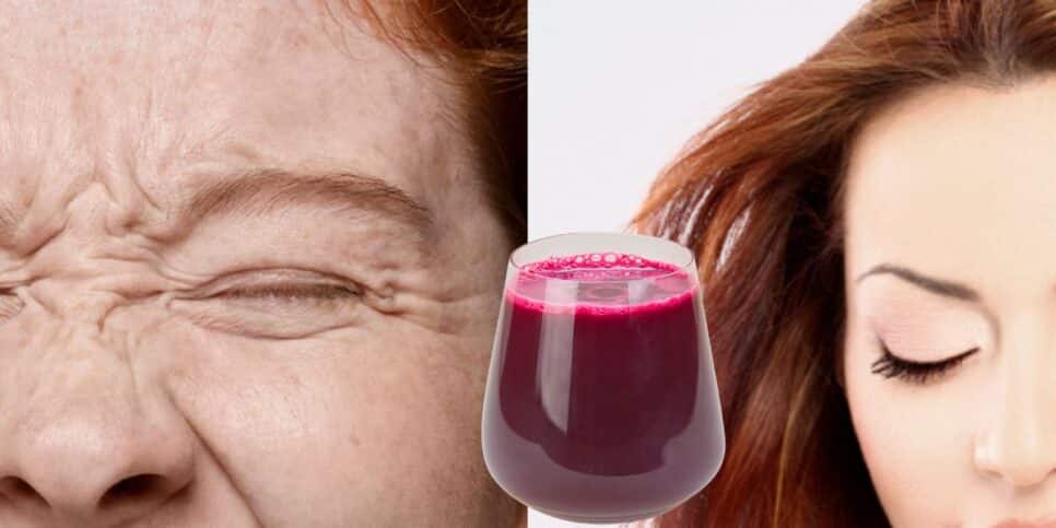 Fim das rugas com suco natural (Reprodução: Montagem TV Foco)