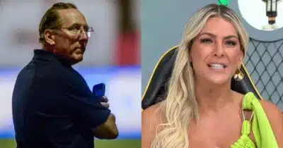 Renata Fan para Jogo Aberto com exigência a Textor e novo técnico - (Montagem / TV FOCO)