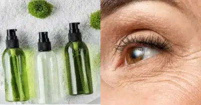 Tônico  natural com 4 ingrediente estica pele e apaga rugas - (Montagem / TV FOCO)