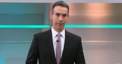 César Tralli, âncora do Jornal Hoje, da Globo, vê braço direito ser demitida (Foto: Reprodução/Globo)