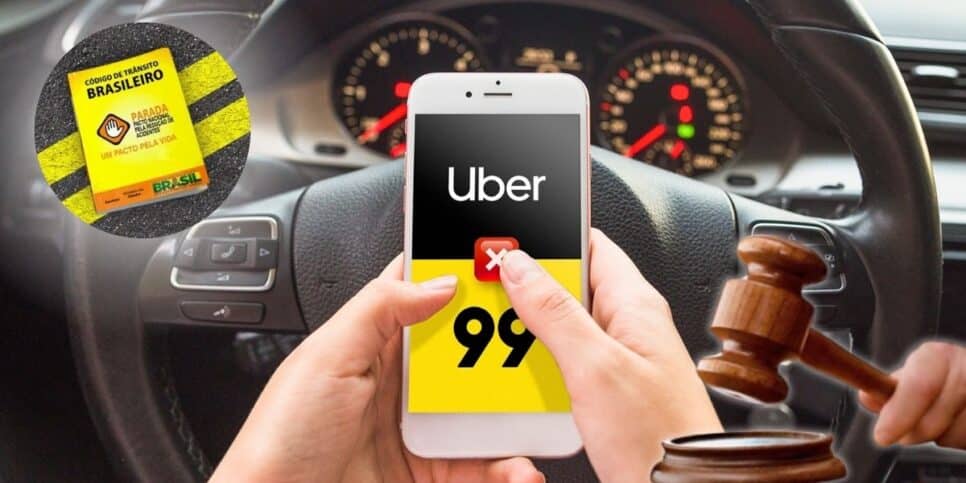 Motoristas da Uber e 99 devem ficar atentos a essa possível mudança na lei de trânsito (Foto: Internet)