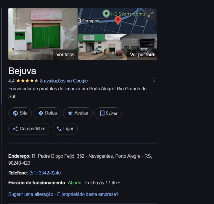 Localização do Google aponta que a fábrica segue funcionando normalmente (Foto Reprodução/Google Maps)