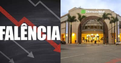 Falência de varejista - Shopping Diamond Mall (Foto: Reprodução)