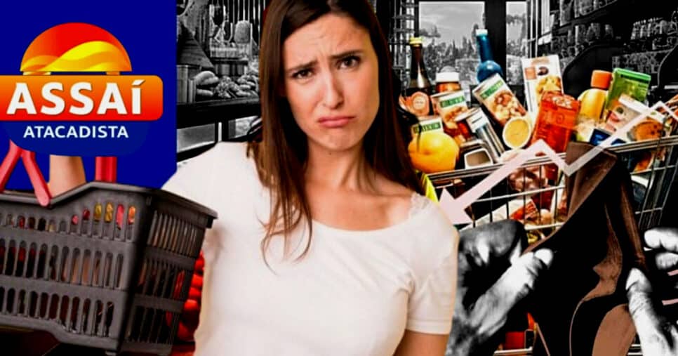 Falência de supermercado, tão popular quanto o Assaí, choca clientes (Foto Reprodução/Montagem/Tv Foco/Canva/Assaí)
