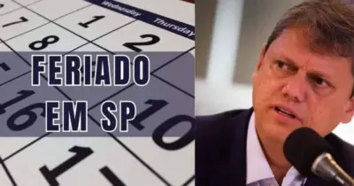 Nada de expediente: Feriado PROLONGADO em SP na próxima sexta (04/4) chega a milhões na era Tarcísio