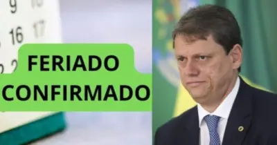 Em plena quarta: Feriado CONFIRMADO em SP dia 19/03 salva CLTs paulistas na era Tarcísio Freitas
