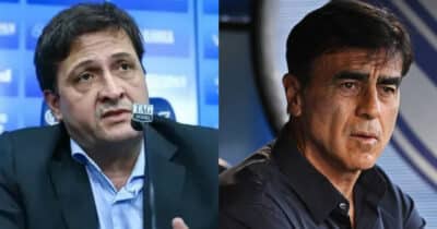 Gustavo Quinteros e Alberto Guerra (Foto: Reprodução/Montagem TV Foco)