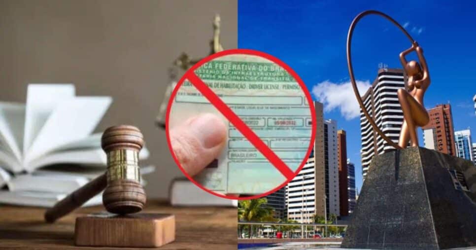Lei de trânsito em Fortaleza impõe CNH suspensa