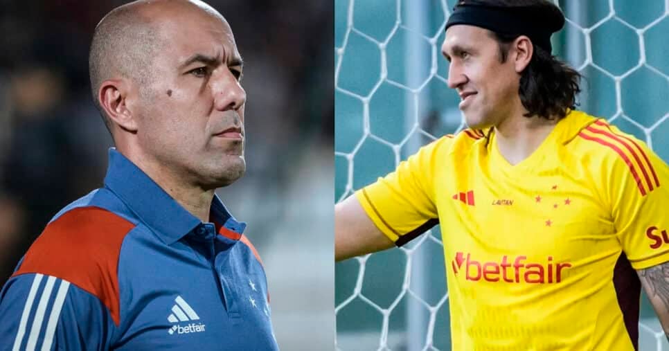 Leonardo Jardim - Cássio - Cruzeiro (Foto: Reprodução)